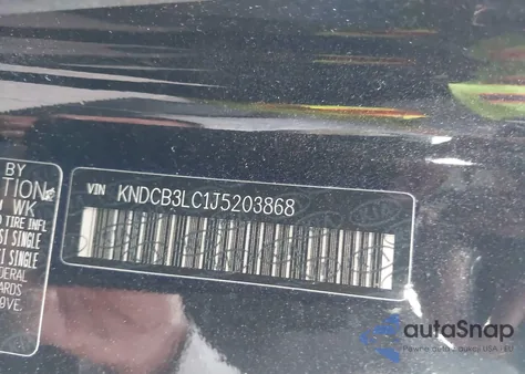 2018 Kia Niro Fe из США, поврежденный, VIN KNDCB3LC1J5203868